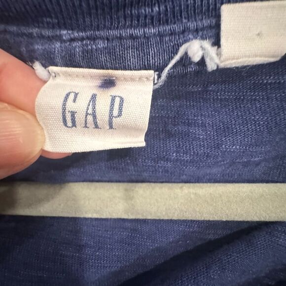 Women's Blue V-Neck Knotted Dress - Picture 4 of 5